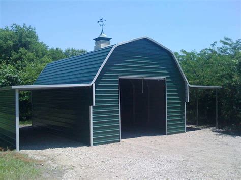 gambrel steel buildings